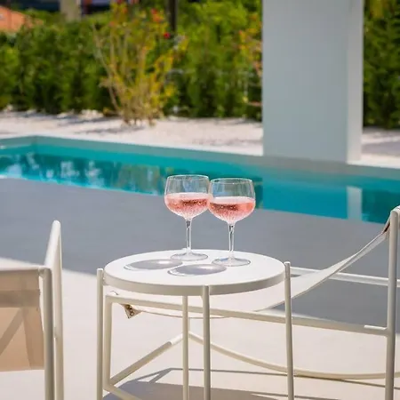 Luxury White Palace With Heated Pool Villa
