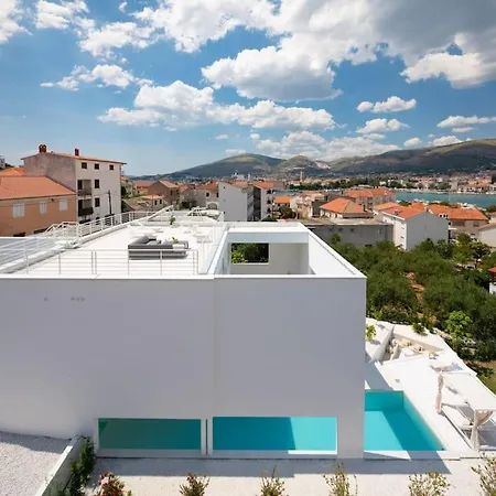 Luxury White Palace With Heated Pool Villa